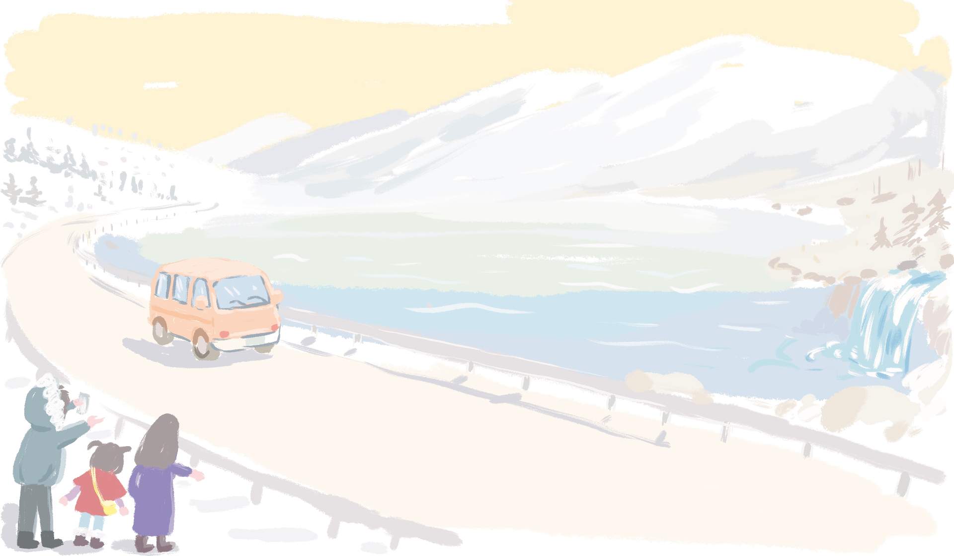 冰湖映雪 木格措冬日仙境之美(图1)