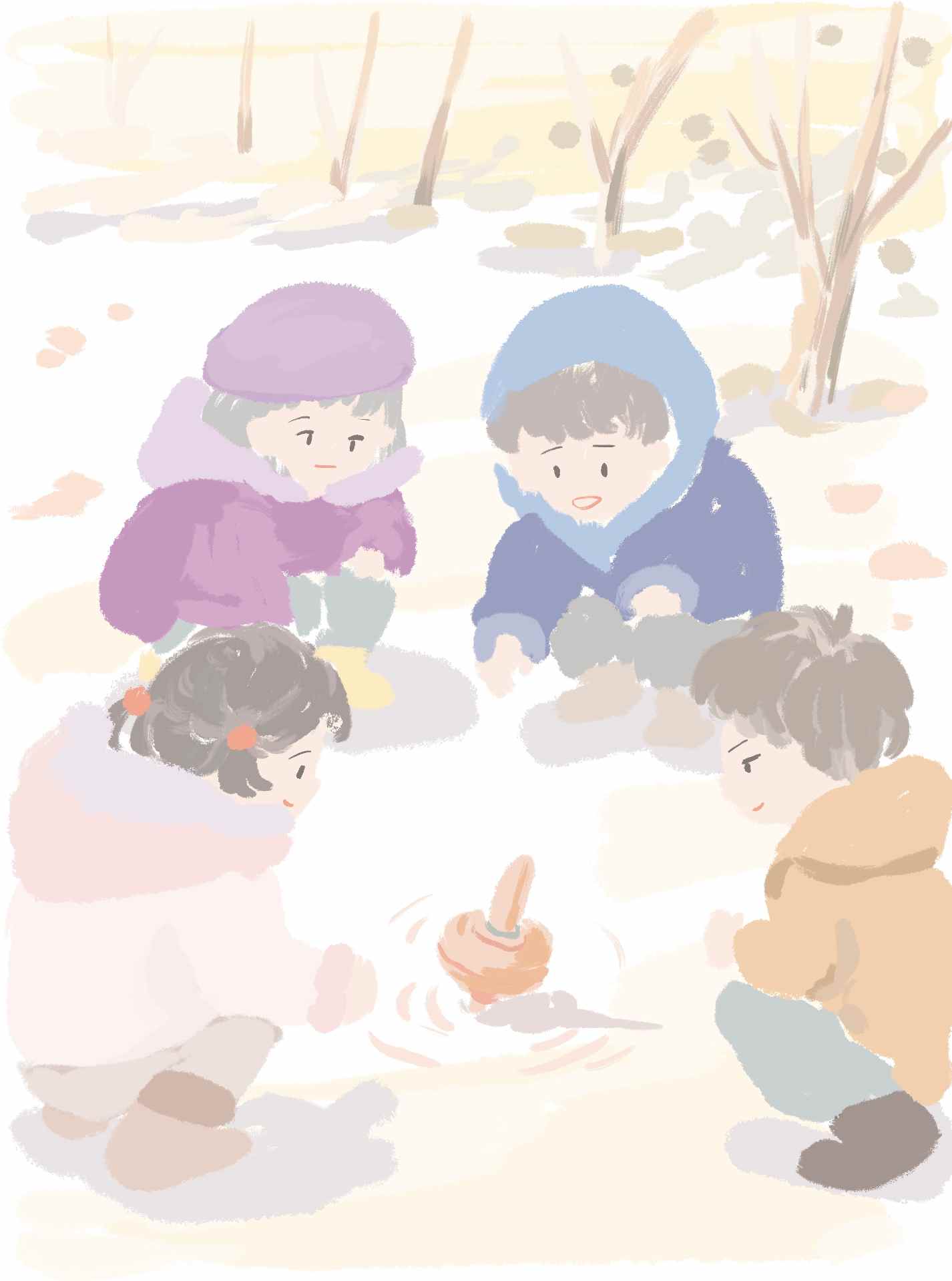 赣南冬日无雪却有趣 木陀螺承载童年回忆 - 风彩百游资讯网