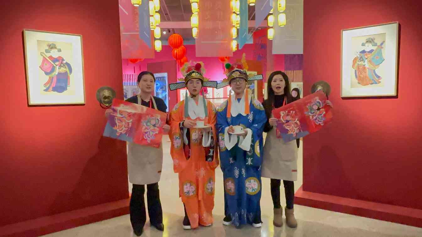 绵竹年画展现春节习俗与现代创新(图2)