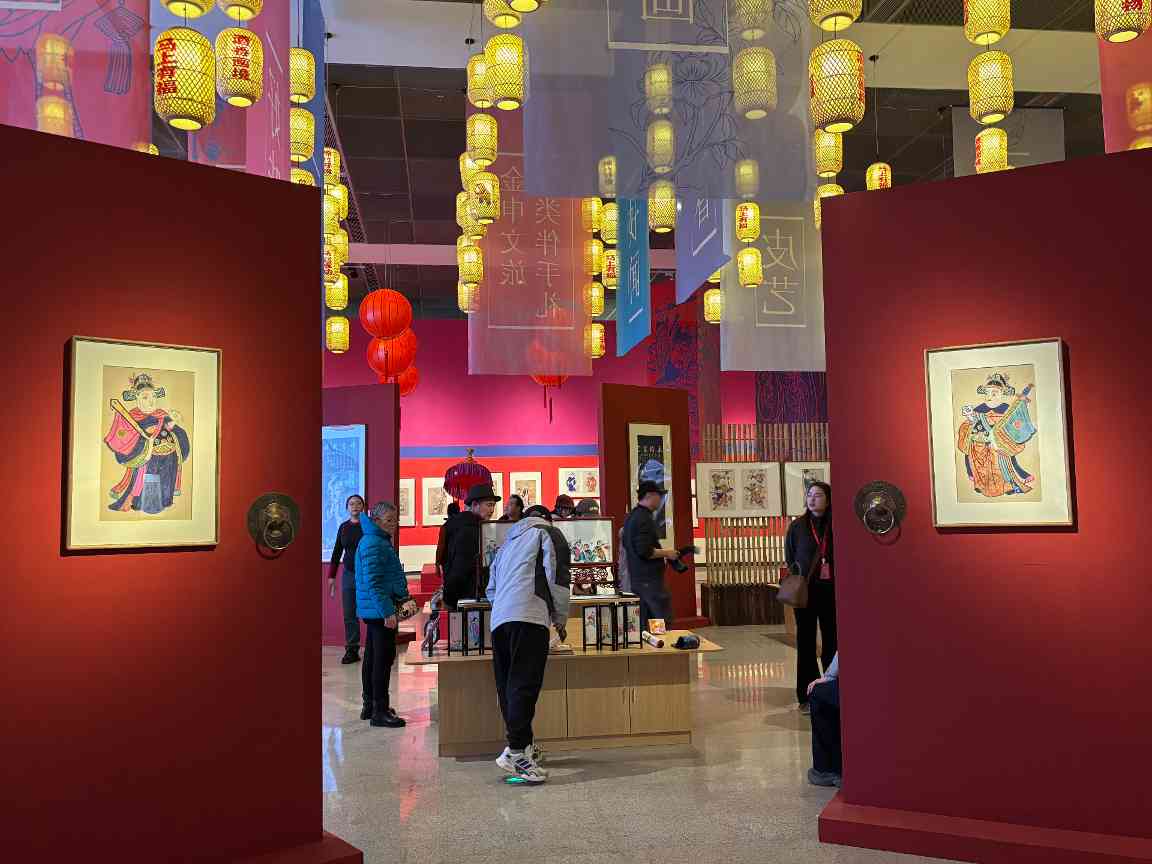 绵竹年画展现新春年俗与时代新韵(图3)